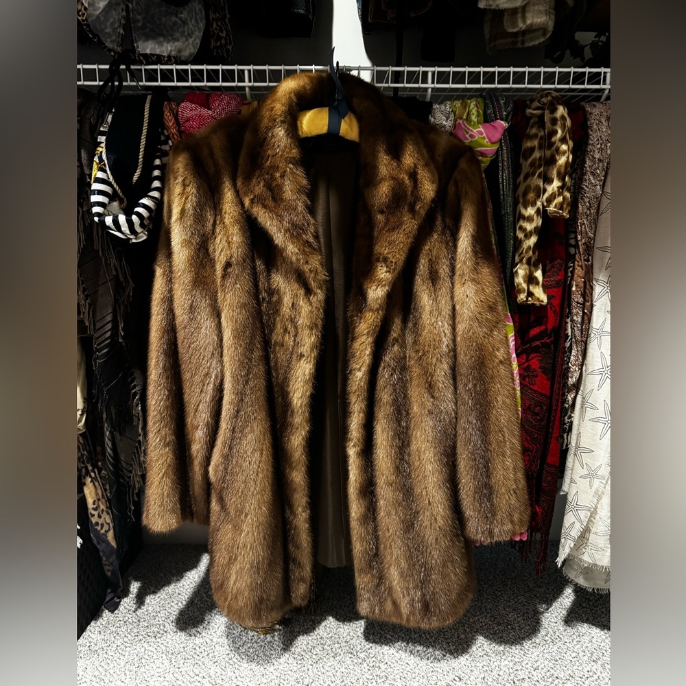 Barnes furriers mink jacket